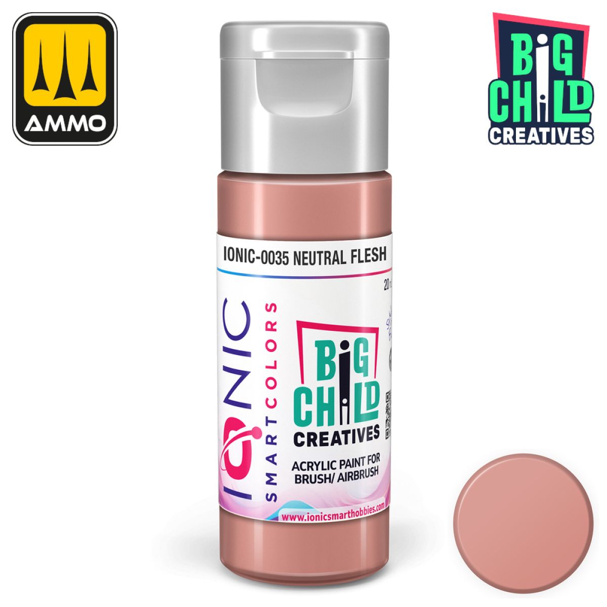 Ionic - Acrylic Paints - Neutral Flesh 20ml