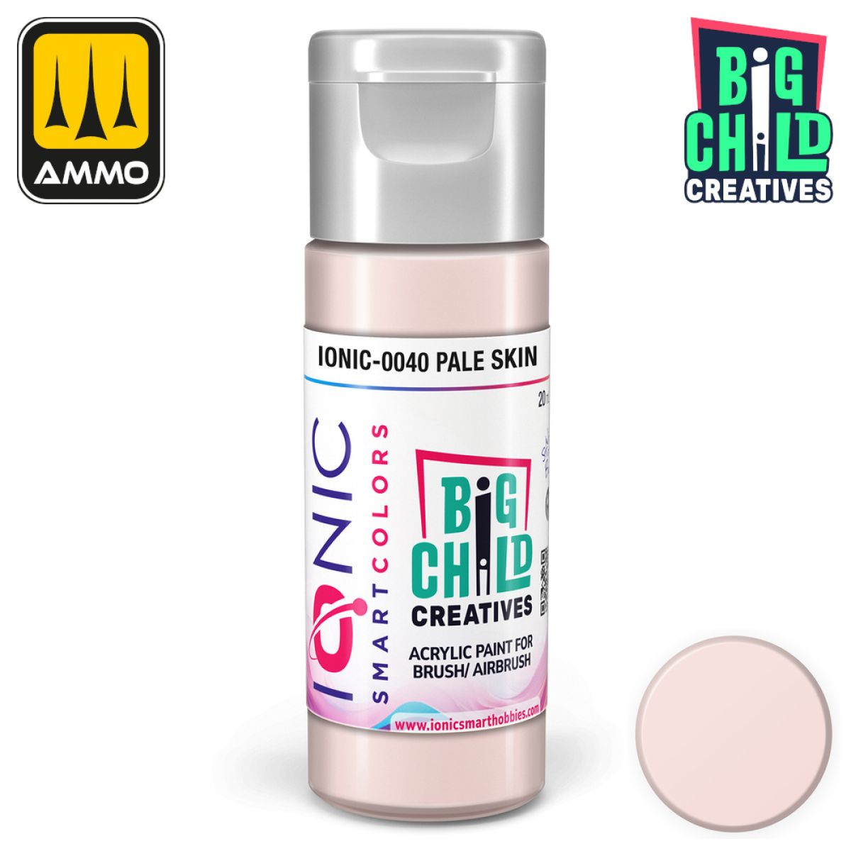 Ionic - Acrylic Paints - Pale Skin 20ml
