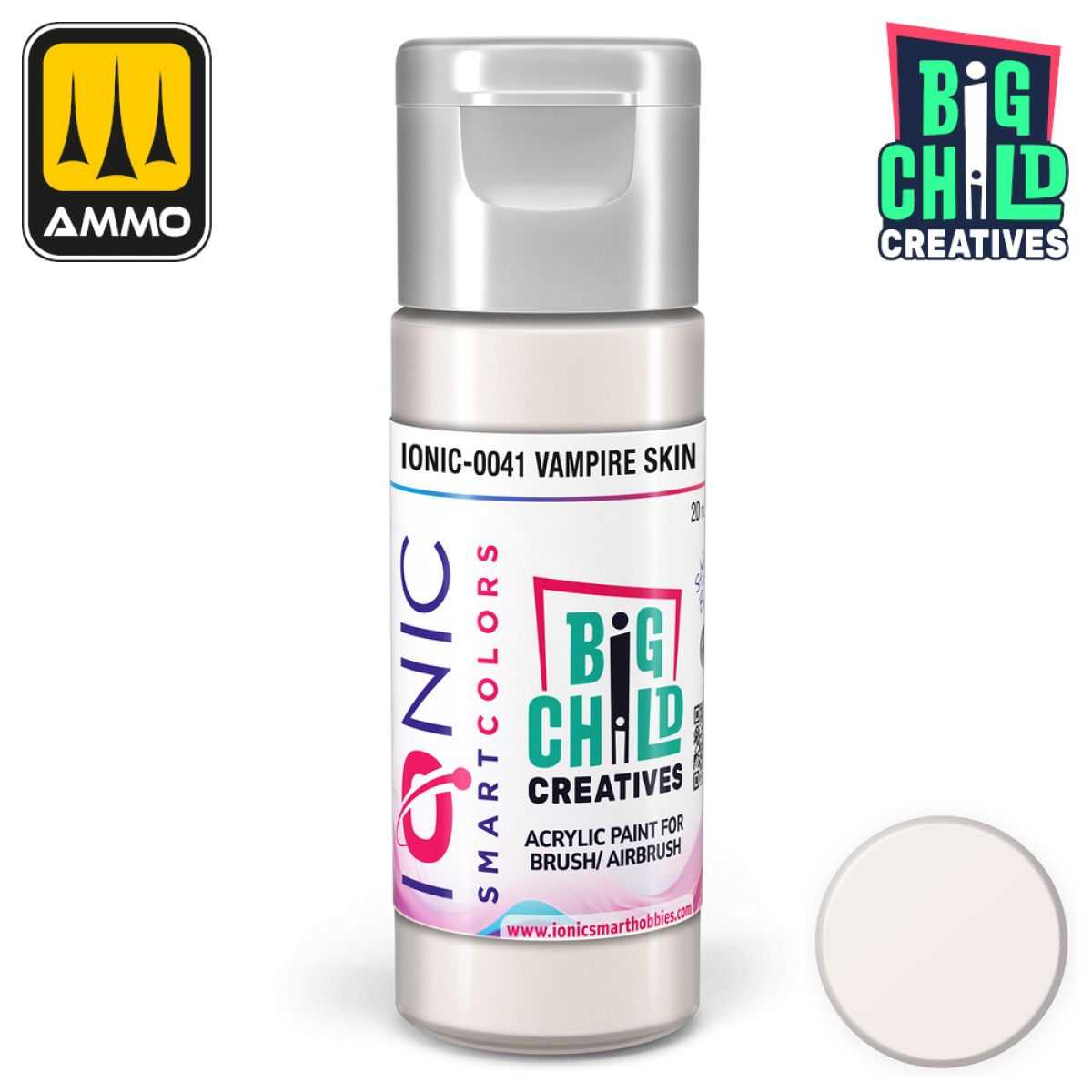 Ionic - Acrylic Paints - Vampire Skin 20ml