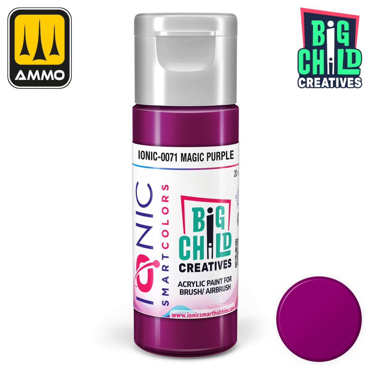 Ionic - Acrylic Paints - Magic Purple 20ml
