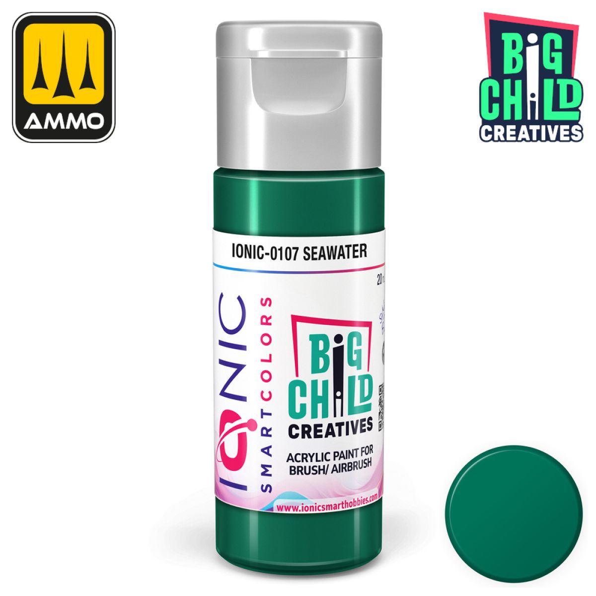 Ionic - Acrylic Paints - Seawater 20ml