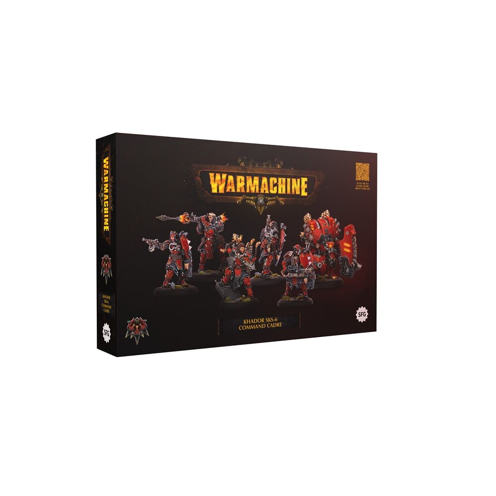 Warmachine: Khador SKS-6 Command Cadre (HIPS)