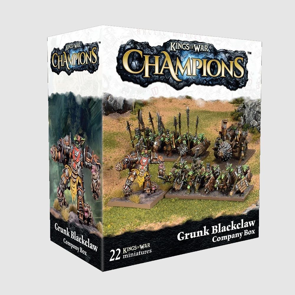Kings of War: Champions - Grunk Blackclaw Company Box