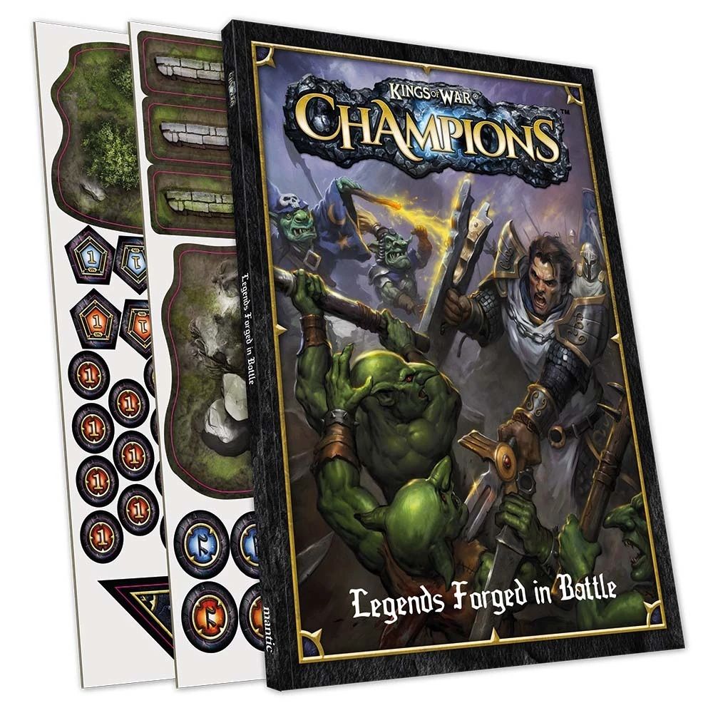 Kings of War: Champions - Rulebook & Tokens