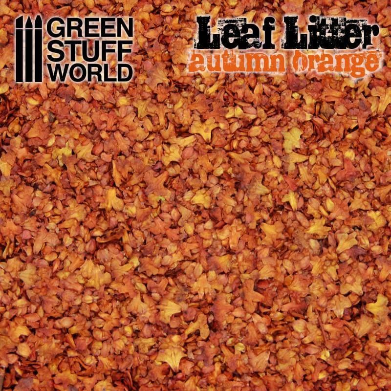 Green Stuff World: Leaf Litter - Autumn Orange