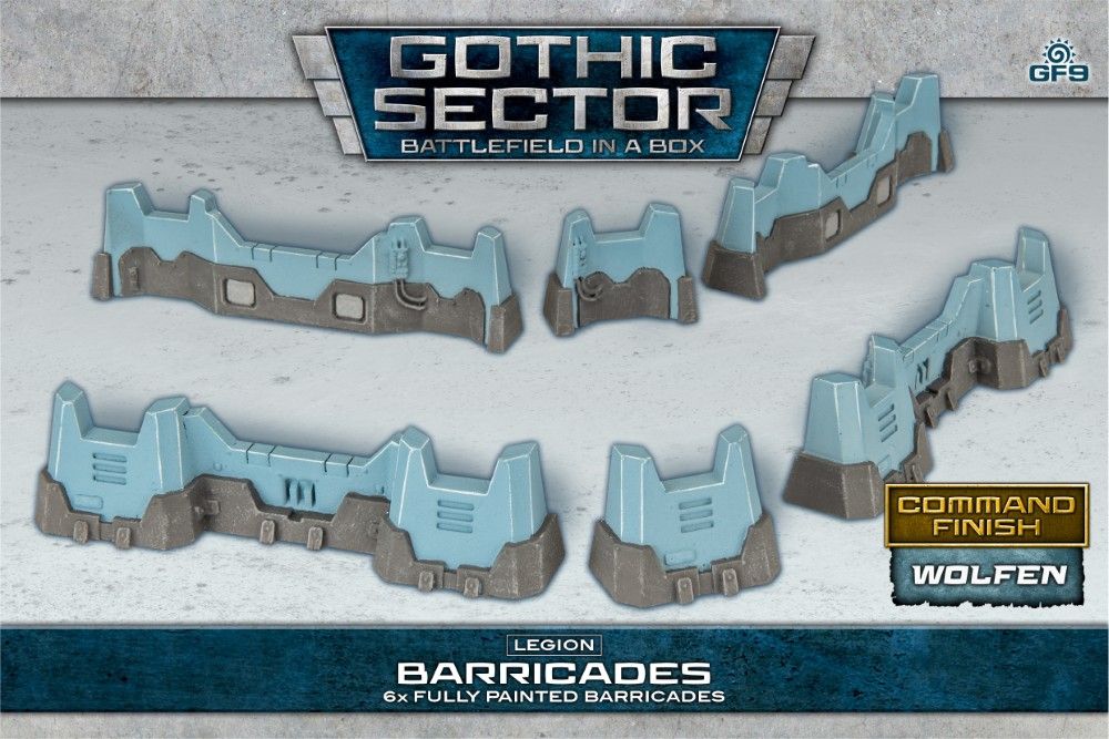 Battlefield in a Box: Gothic Sector – Legion: Defensive Walls – Alternate Paint Scheme