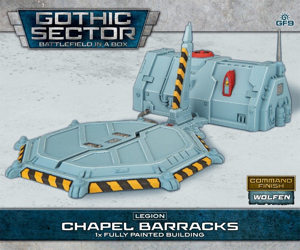 Battlefield in a Box: Gothic Sector – Legion: Chapel Barracks – Alternate Paint Scheme