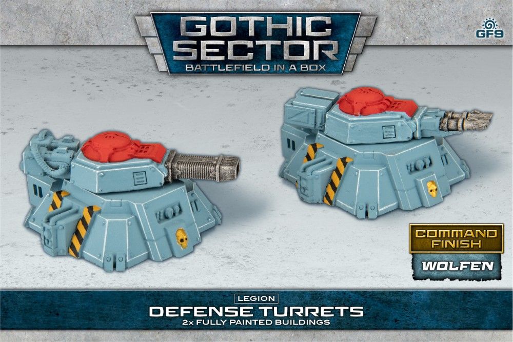 Battlefield in a Box: Gothic Sector – Legion: Defense Turrets – Alternate Paint Scheme