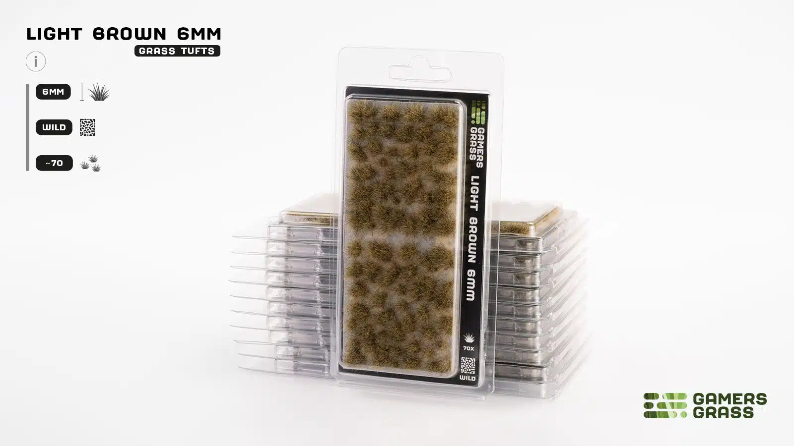 Gamers Grass: Light Brown 6mm Wild