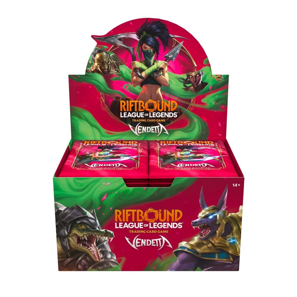 Riftbound: League of Legends TCG Booster Display Vendetta Warhaus Riftbound: League of Legends TCG Booster Display Vendetta Warhaus