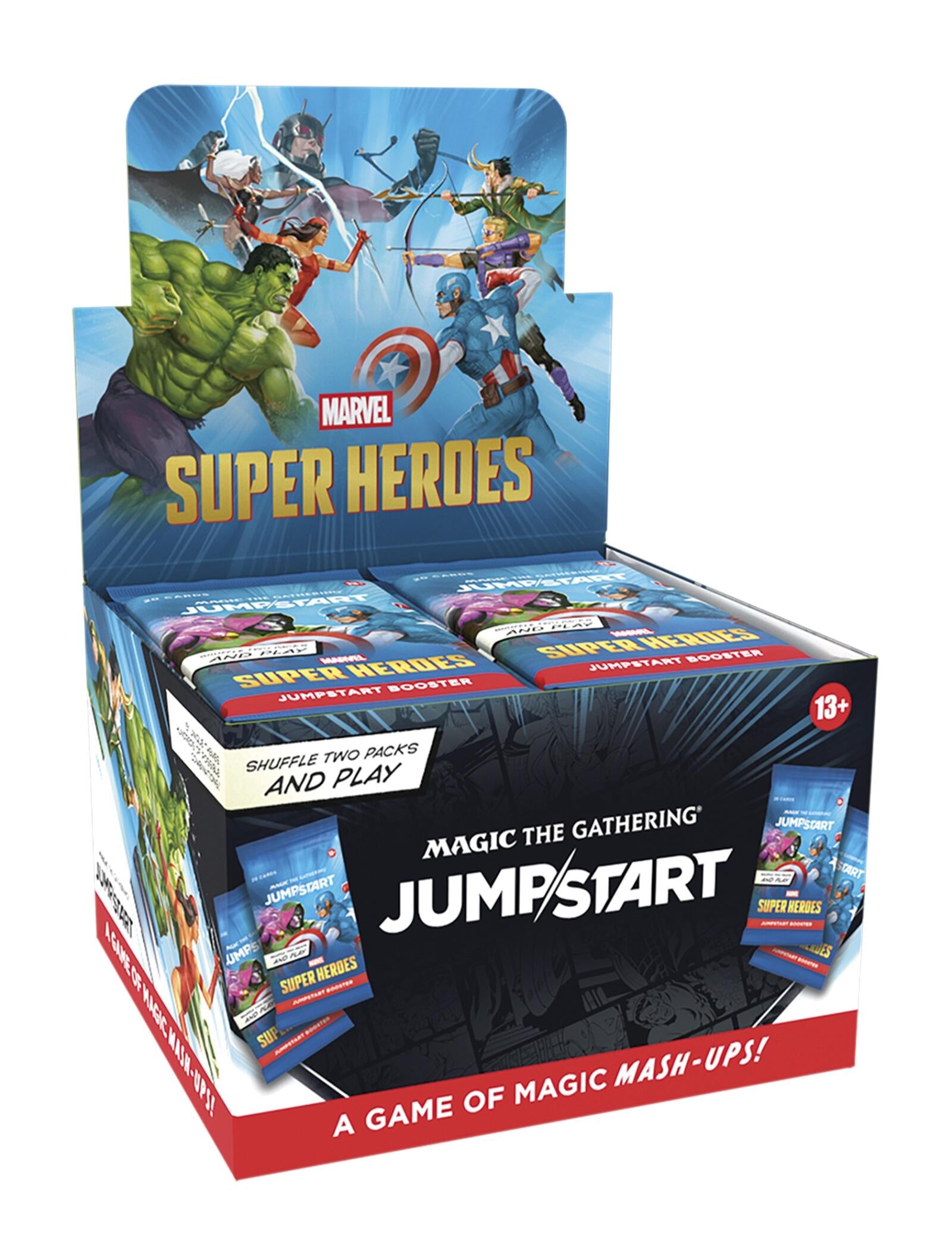 Magic the Gathering Marvel Super Heroes Jumpstart Boosters (24 Boosters Per Display)