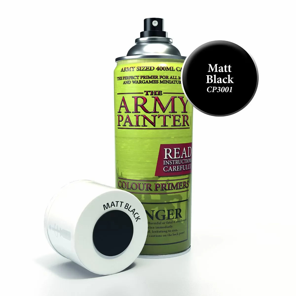 Army Painter Aerosol Spray Primer - Matt Black 400ml - Warhaus