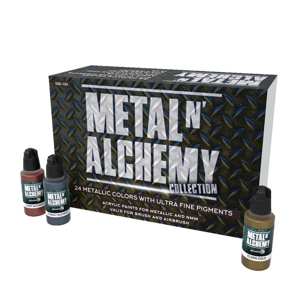 Scale 75: Scalecolor - Metal n' Alchemy - Collection 24 Color Set - Warhaus