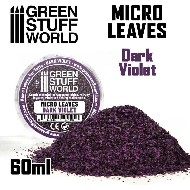 Green Stuff World: Micro Leaves - Dark Violet Mix