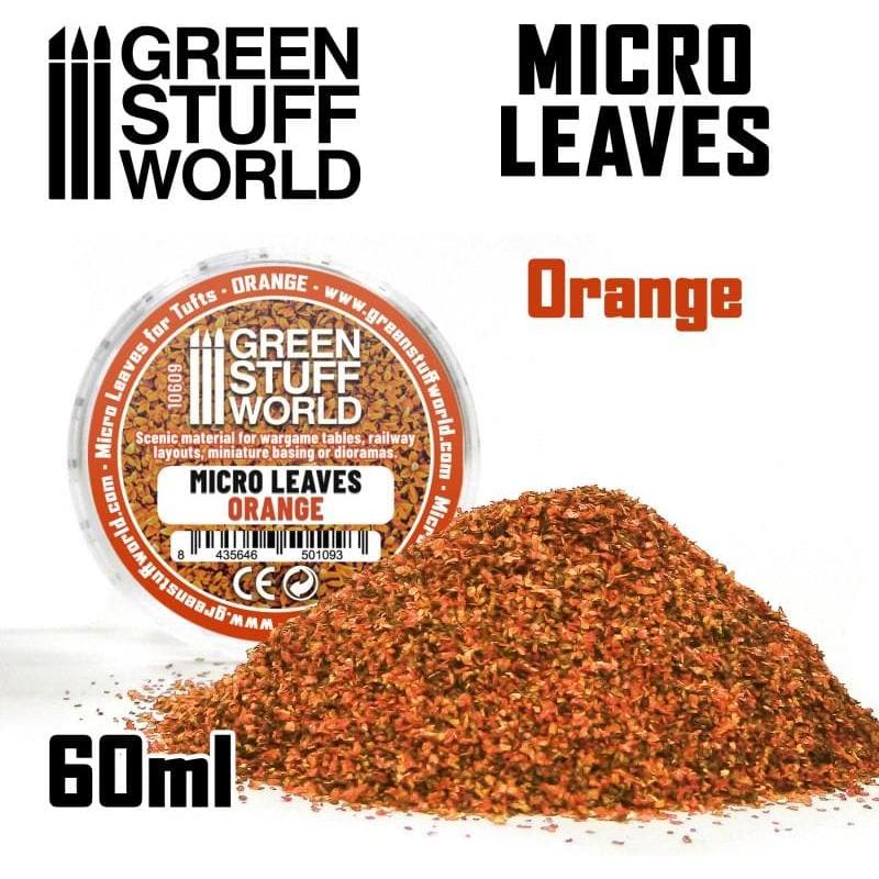 Green Stuff World: Micro Leaves - Orange Mix
