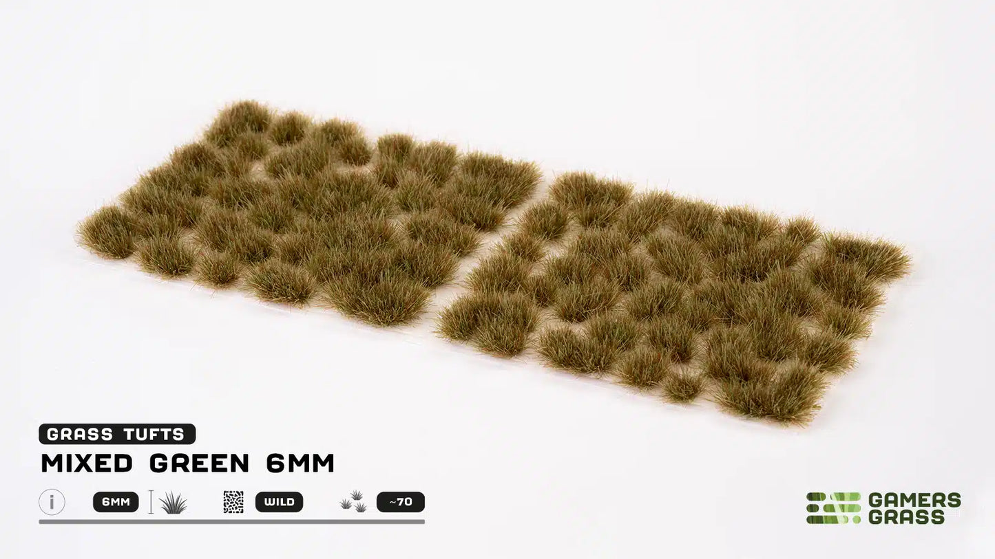 Gamers Grass: Mixed Green 6mm Wild - Warhaus