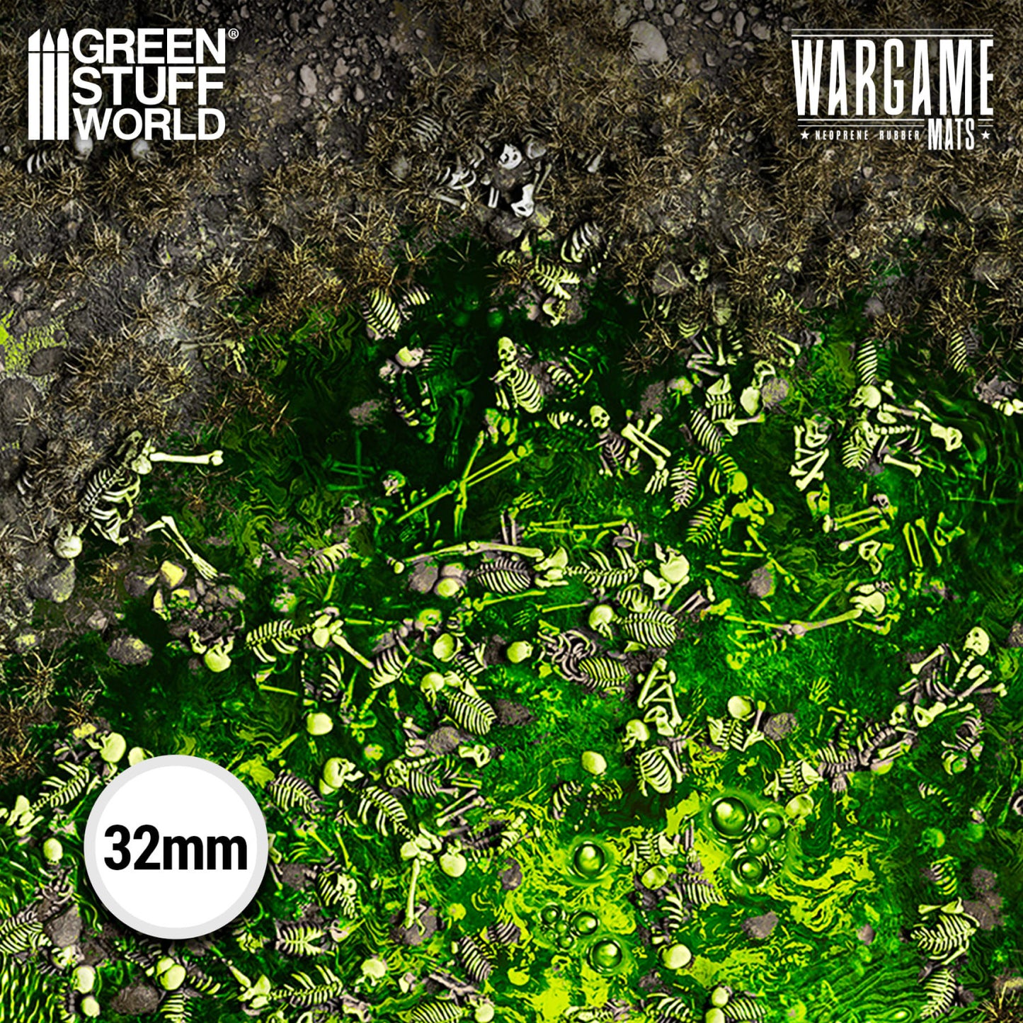 Green Stuff World: Neoprene Mat 4x6' Boneblight Marsh (120x180cm)