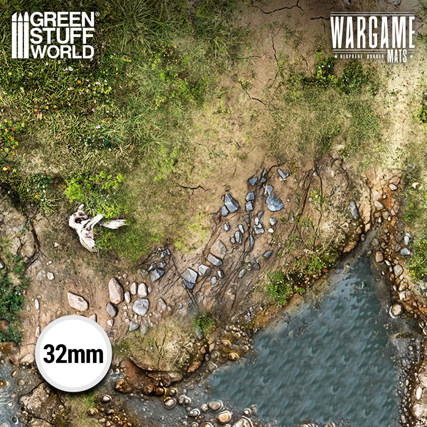 Green Stuff World: Neoprene Mat 4x6' Duskriver Meadows (120x180cm)
