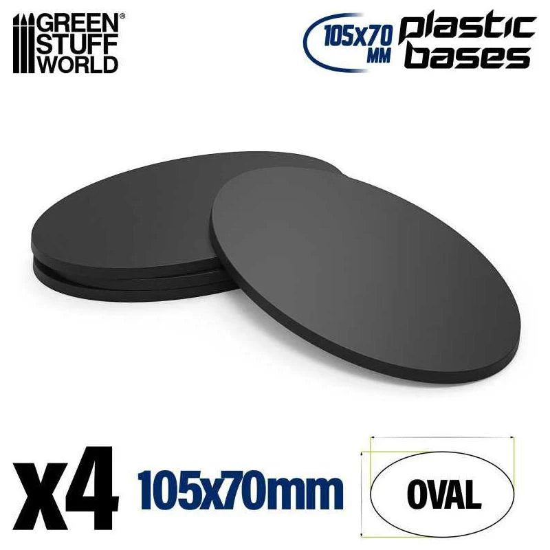 Green Stuff World: Plastic Bases - Oval Pill 105x70mm AOS