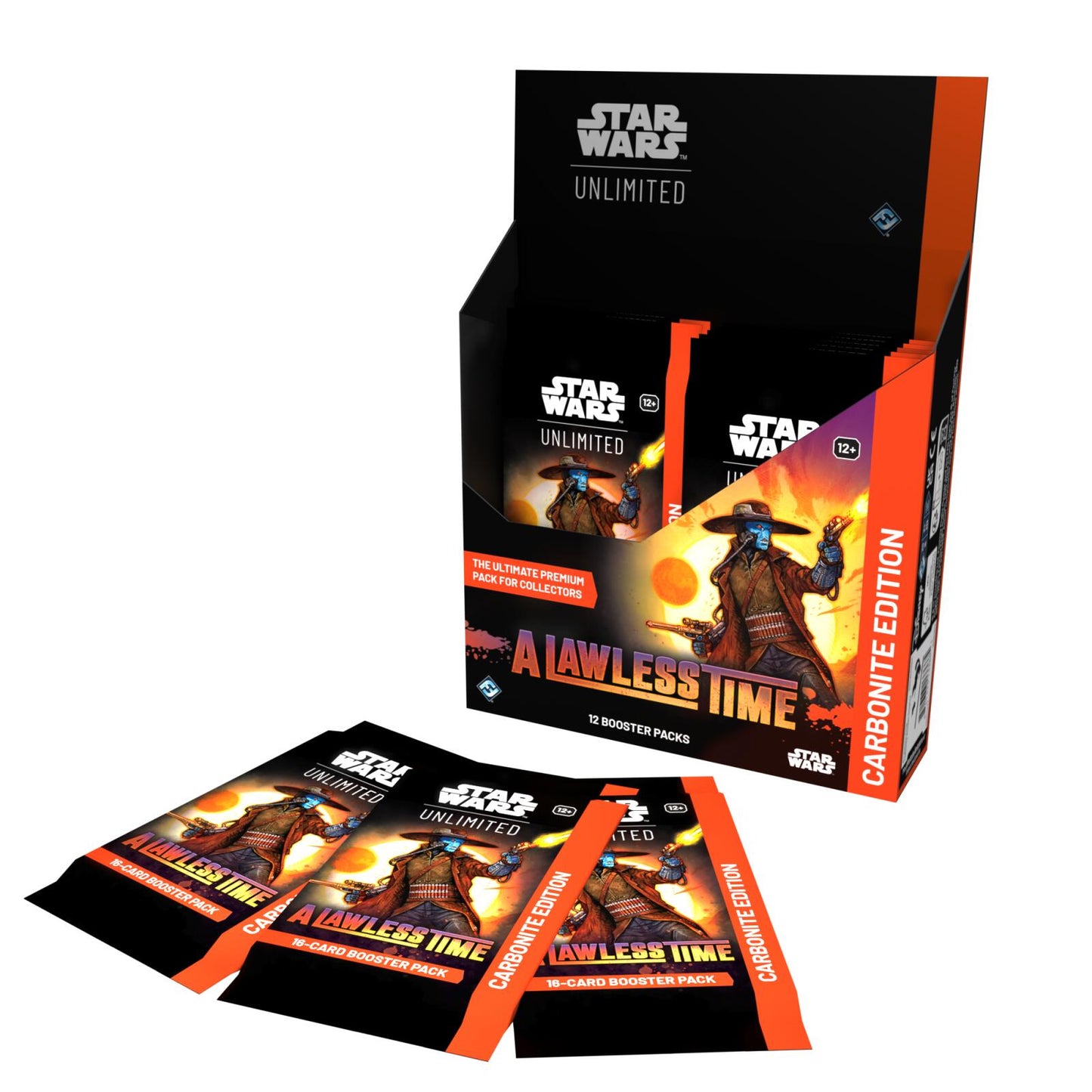 Star Wars Unlimited - A Lawless Time Carbonite Booster Display