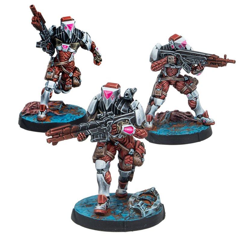 Infinity: Combined Army - Stingers, Security Tactical Unit - Warhaus