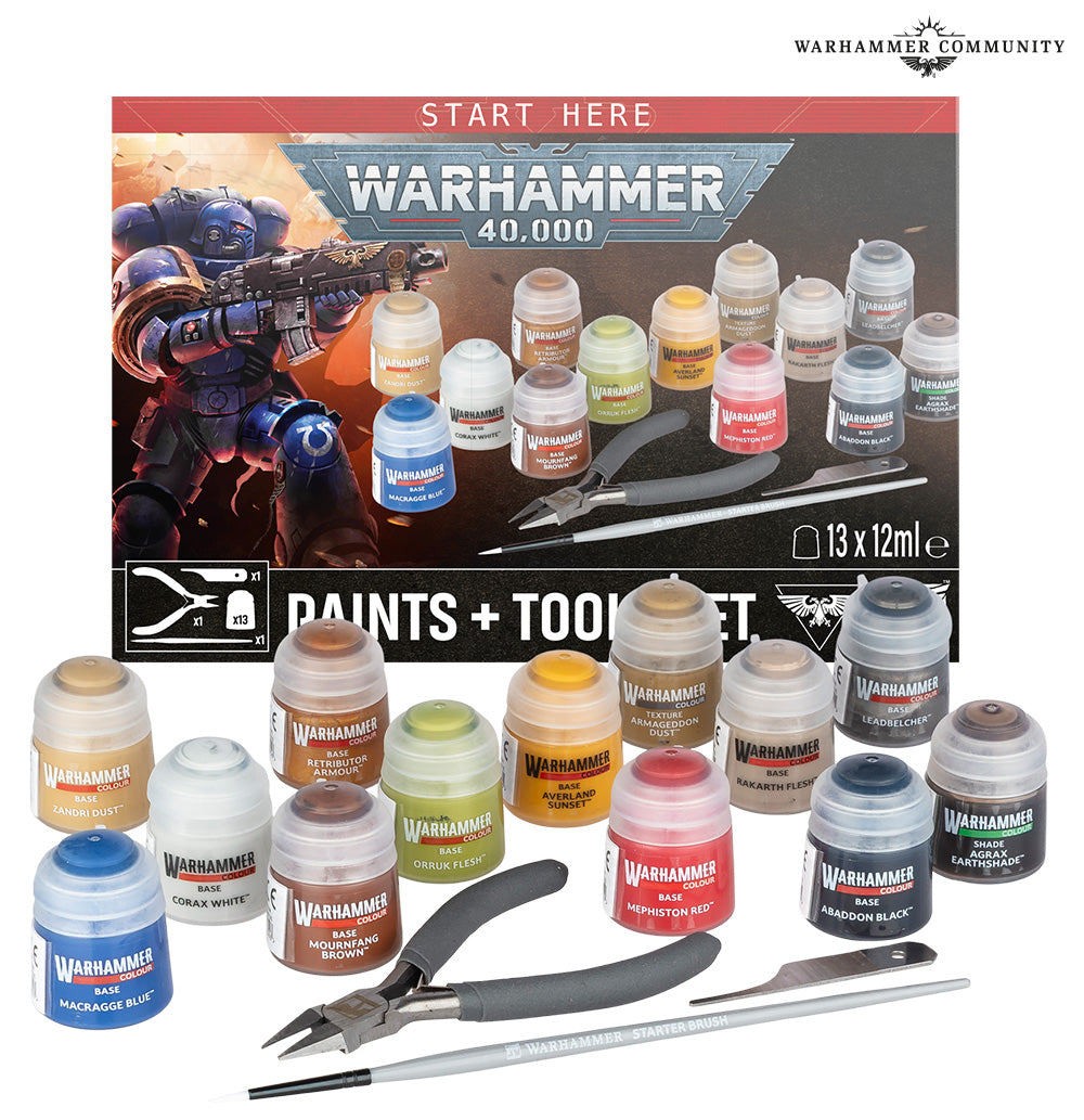 Warhammer 40k Paints + Tools