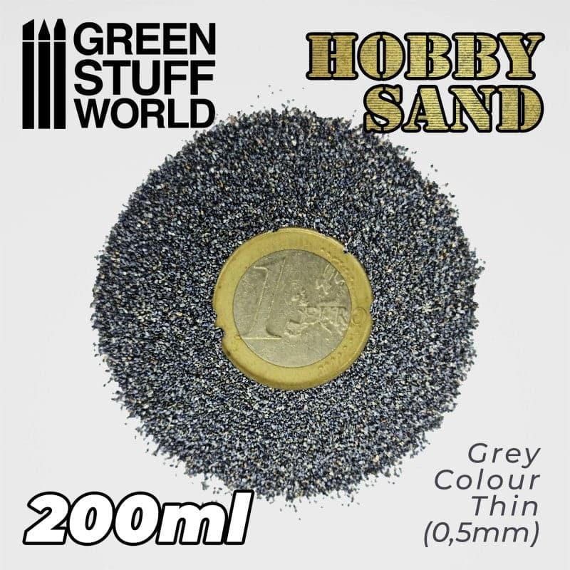 Green Stuff World: Fine Hobby Sand - Grey 200ml
