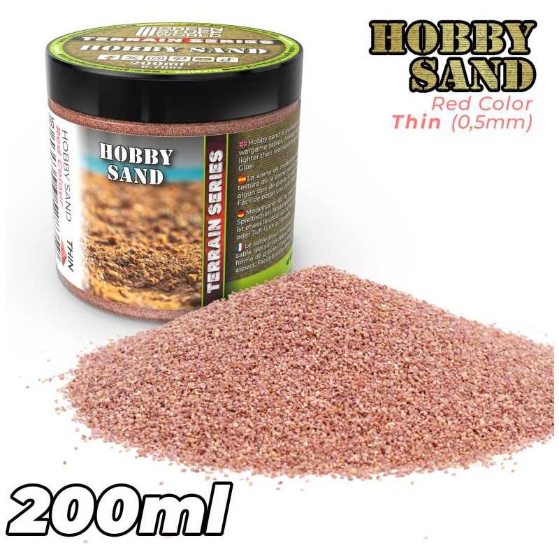 Green Stuff World: Thin Hobby Sand - Red 200ml
