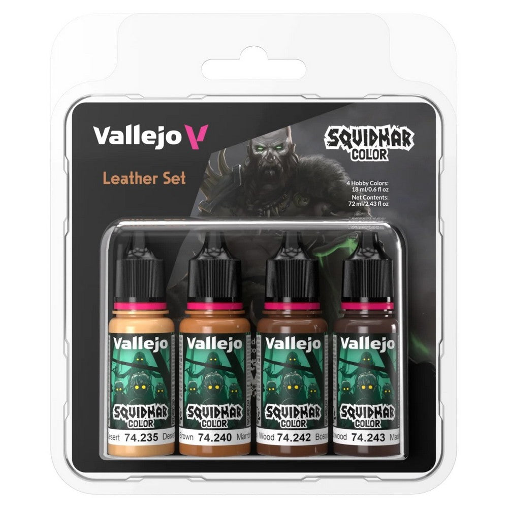 Vallejo - Squidmar Color - Leather set (4)