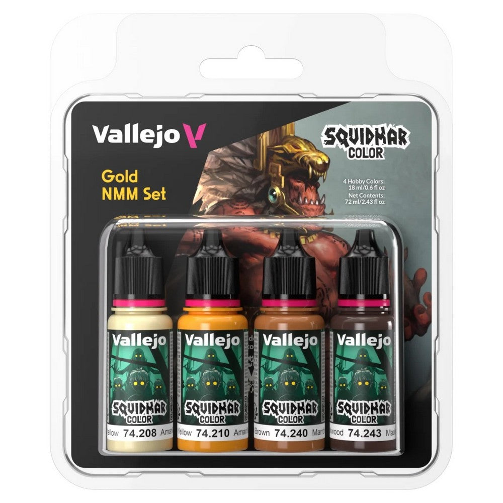 Vallejo - Squidmar Color - Gold NMM set (4)