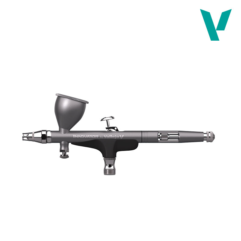 INNOVATOR By Vallejo - Gravity System - 2 in 1 (0.2 & 0.3) Precision Airbrush