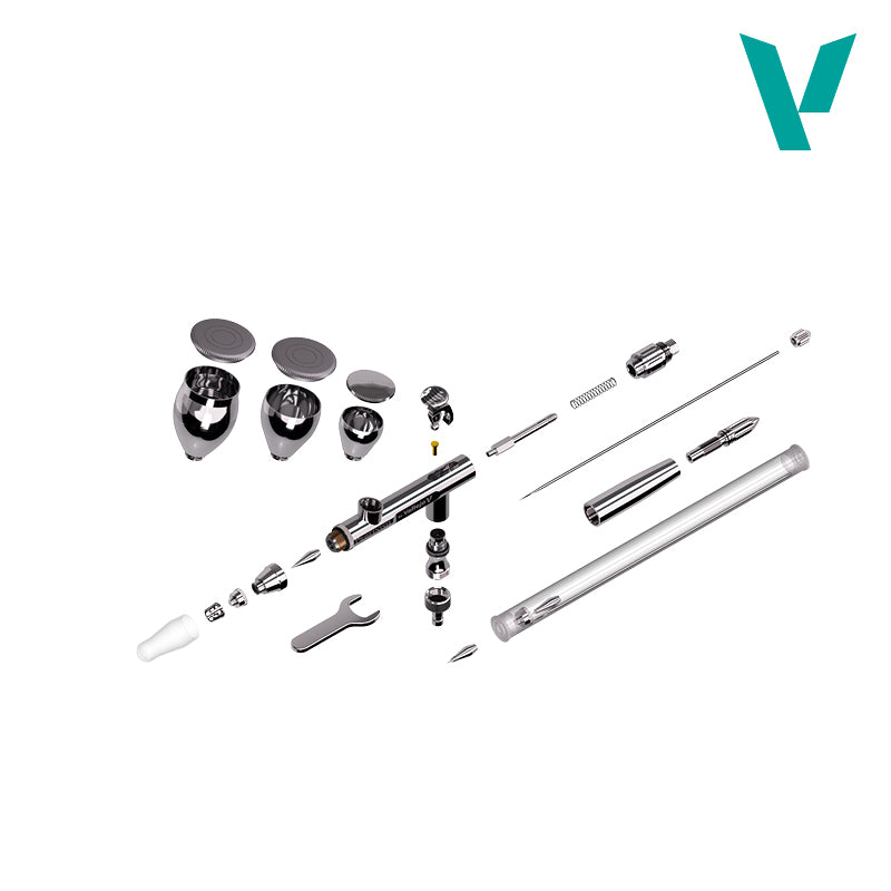 PROFINISH By Vallejo - Gravity System - 2 in 1 (0.2 & 0.3) Professional Airbrush