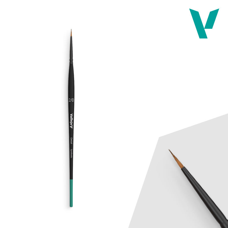 Vallejo Brushes - Detail - Round Synthetic Brush No. 2/0