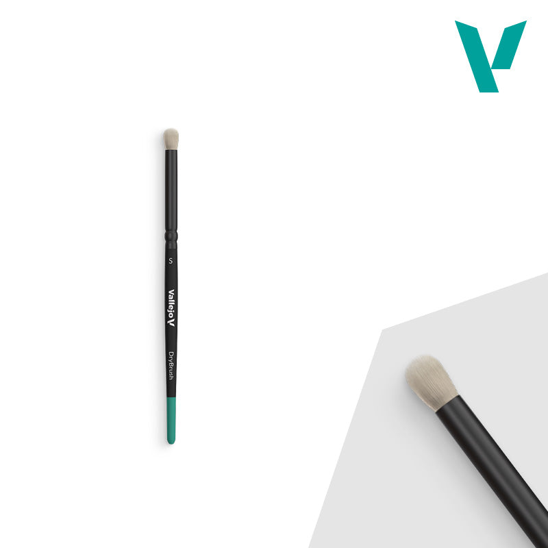 Vallejo Brushes - Dry Brush - Natural Hair Dry Brush Small