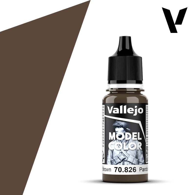 Vallejo: Model Colour - Medium Brown 18ml