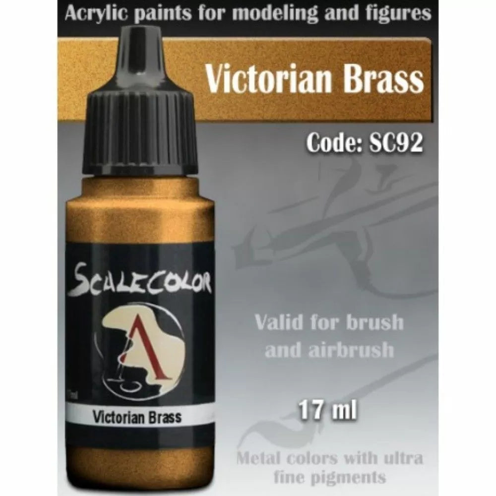 Scale 75 Scalecolor Metal n' Alchemy Victorian Brass 17ml - Warhaus