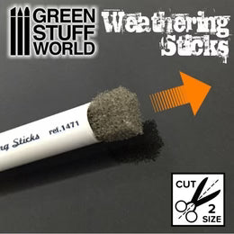 Green Stuff World: Weathering Brushes 8mm (set 3pc)