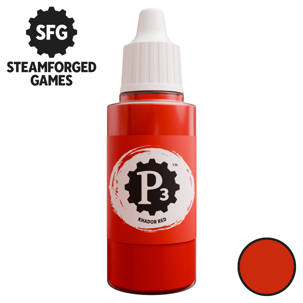 P3 Khador Red miniature paint bottle