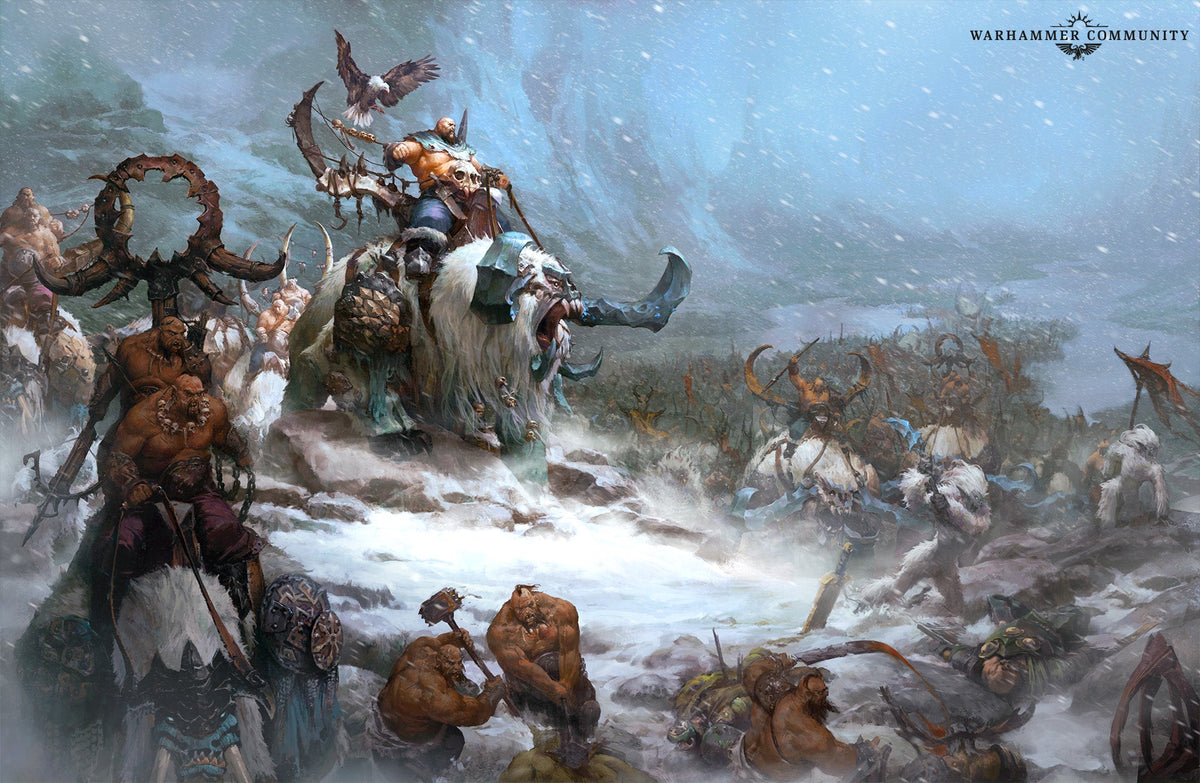 Ogor Mawtribes battle artwork