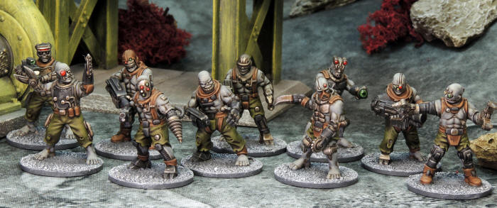 Stargrave painted automaton miniatures