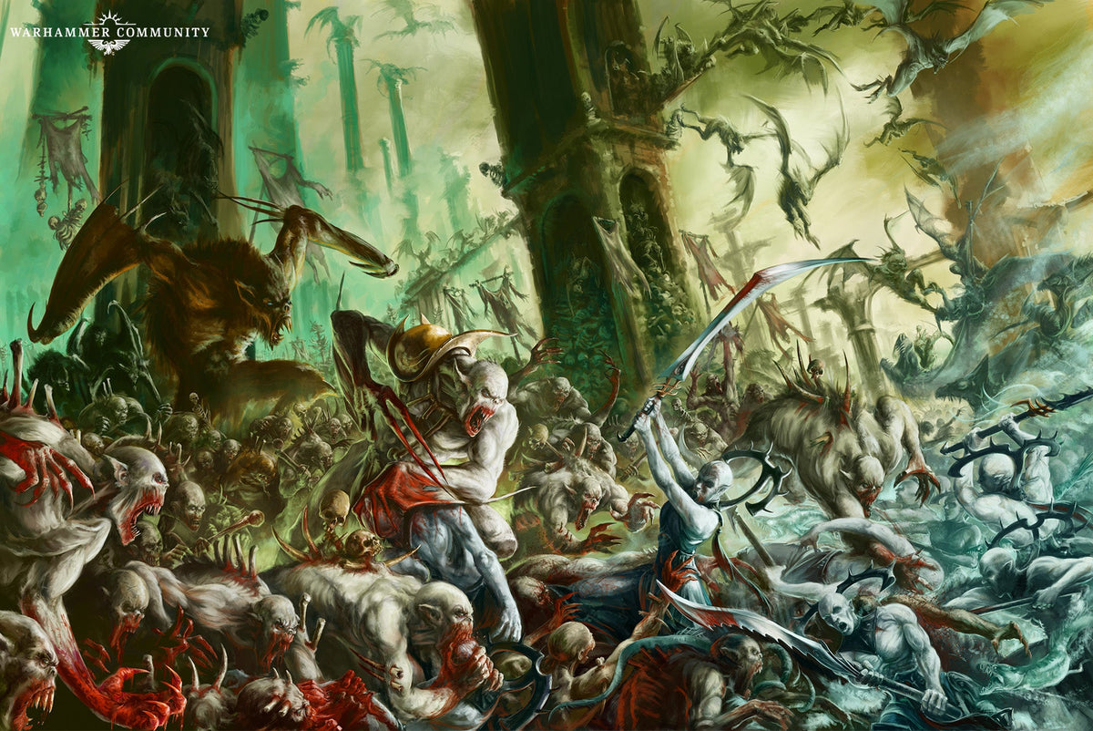 Flesh-Eater Courts battle artwork