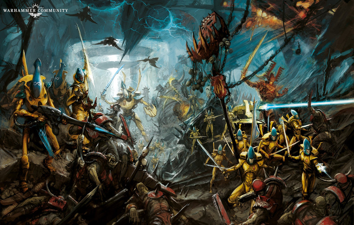 Official Aeldari artwork from Warhammer