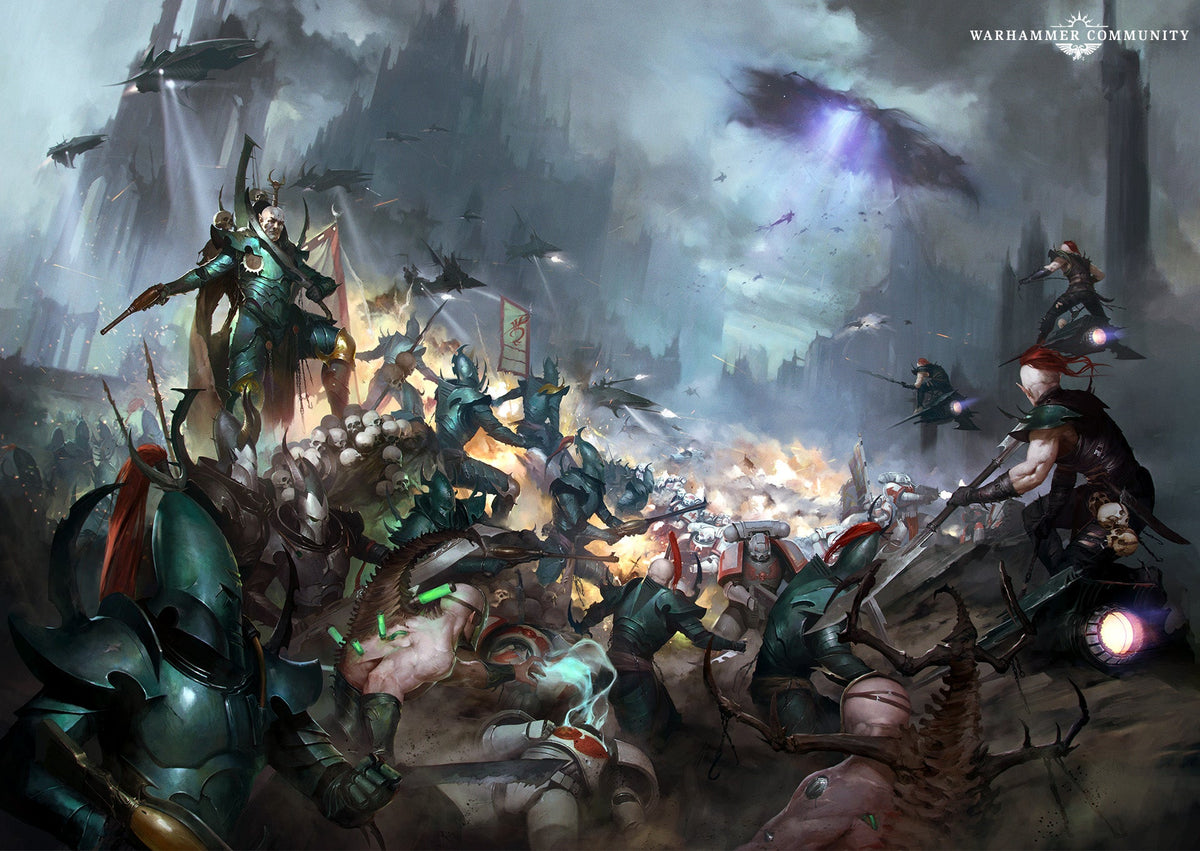 Official Drukhari artwork from Warhammer