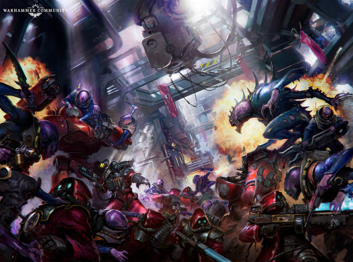 Official Genestealer Cults artwork from Warhammer