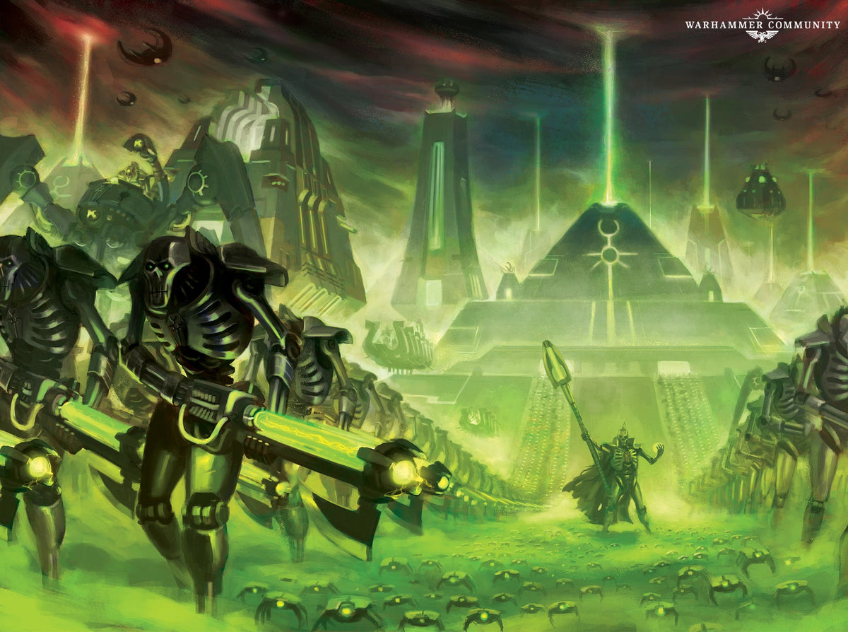 Official Necrons artwork from Warhammer