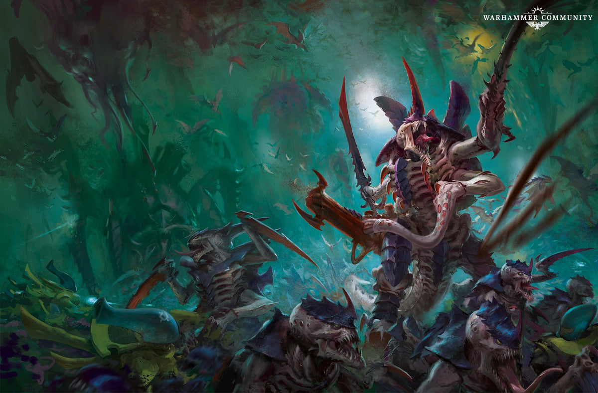 Official Tyranids artwork from Warhammer
