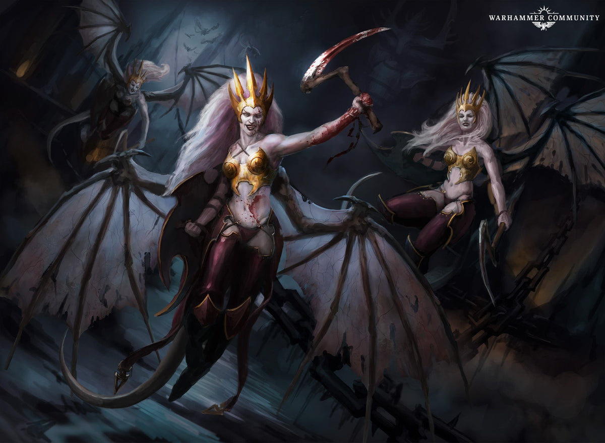 Official Daughters of Khaine artwork from Warhammer