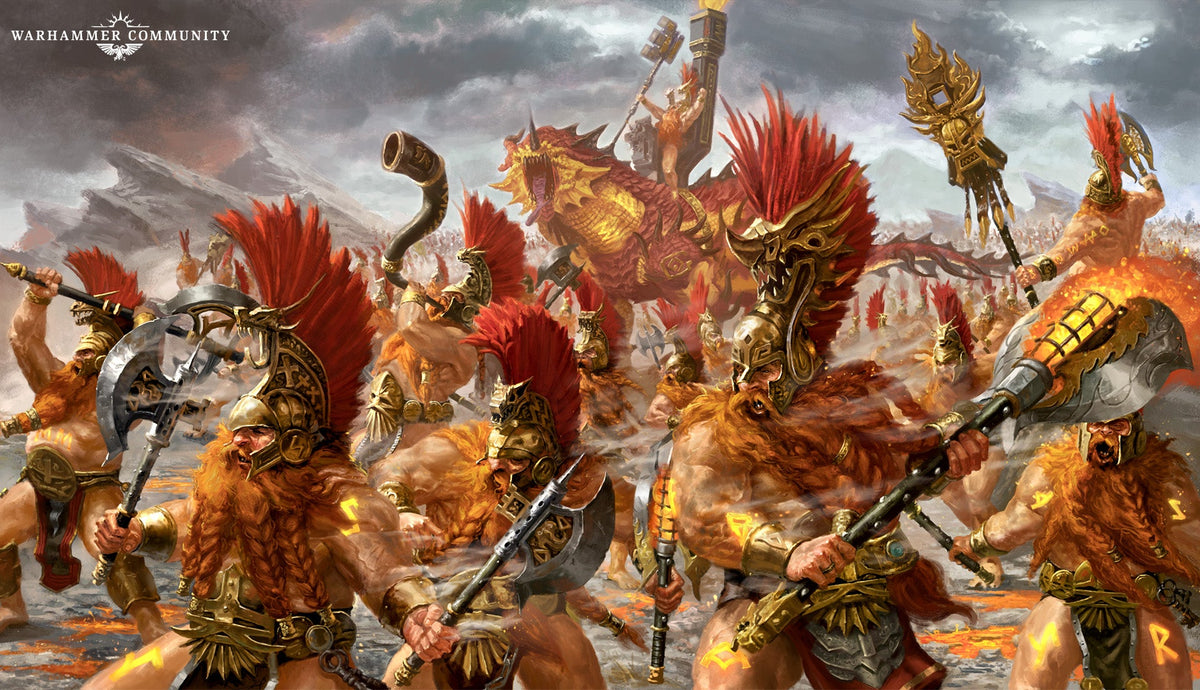 Official Fyreslayers artwork from Warhammer