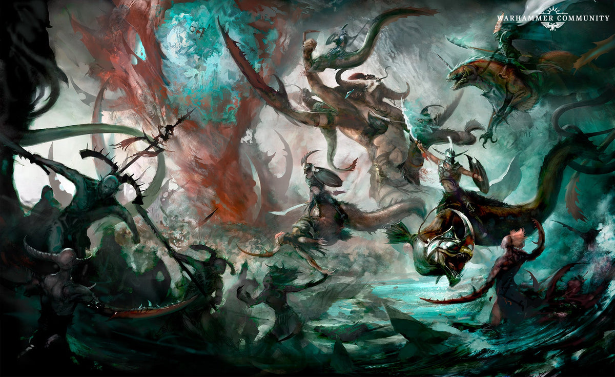 Official Idoneth Deepkin artwork from Warhammer