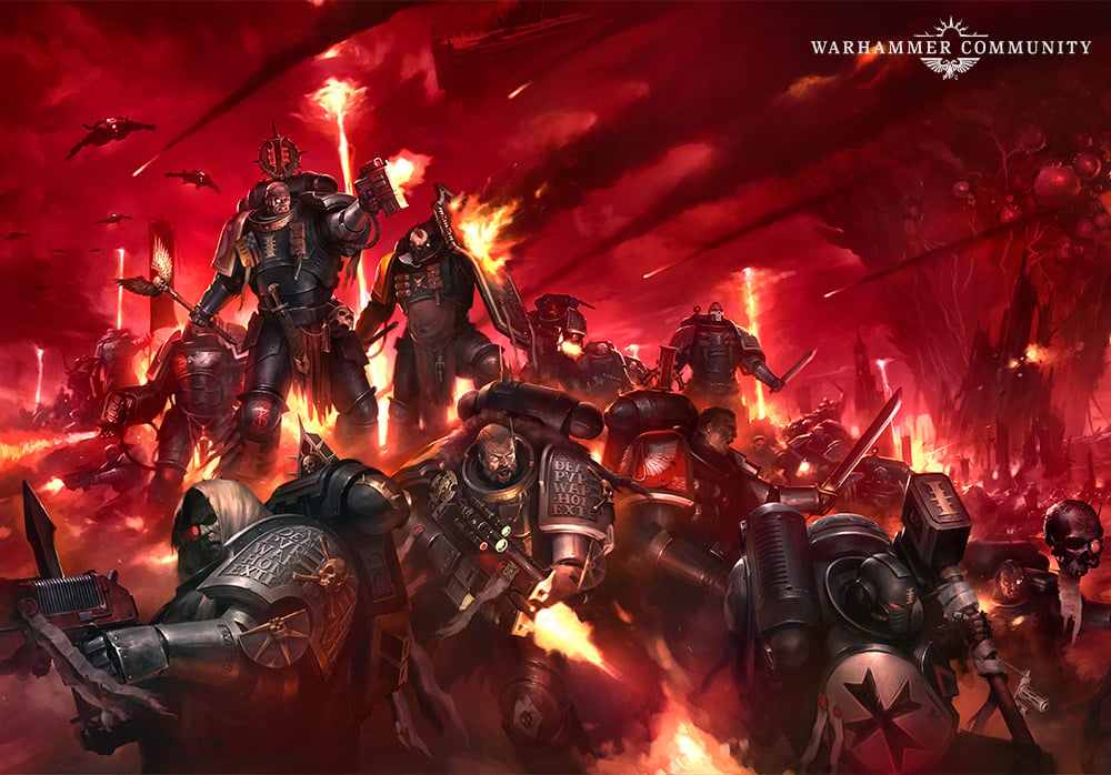 Official Deathwatch artwork from Warhammer